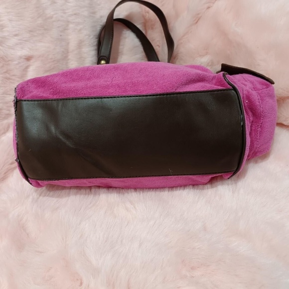 NWT Pink Juicy Couture Daydreamer Vintage Tote Bag Purse Terry Authentic - Picture 3 of 8
